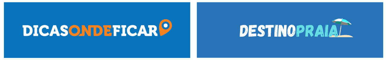 Logotipos Dicas Onde Ficar e Destino Praia Logotipos Dicas Onde Ficar e Destino Praia