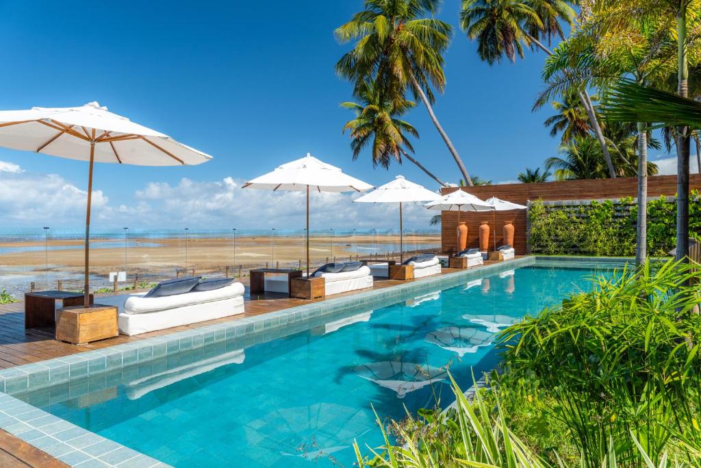 Villa Pantai Boutique Hotel Maragogi - Praia de São Bento Piscina do Villa Pantai Boutique Hotel na Praia de São Bento em Maragogi.